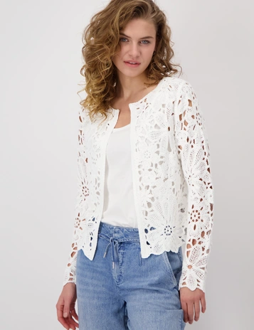 Monari gebreid vest 409471