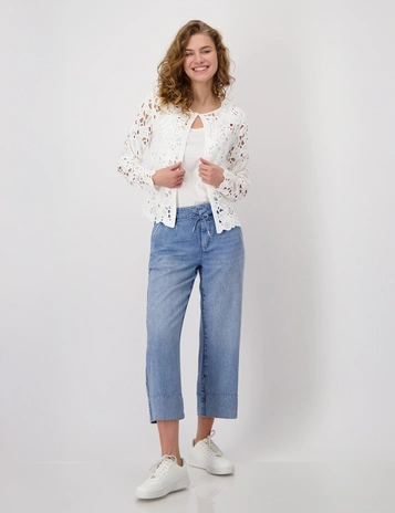 Monari gebreid vest 409471