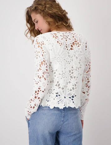 Monari gebreid vest 409471