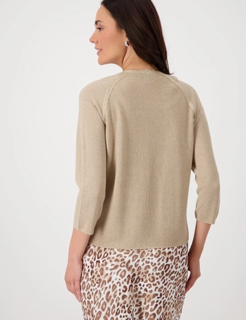 Monari gebreid vest 409993