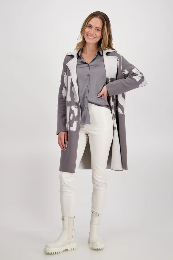 Monari gebreid vest 807100