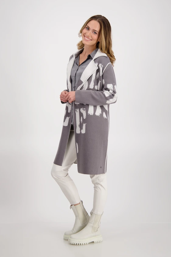 Monari gebreid vest 807100