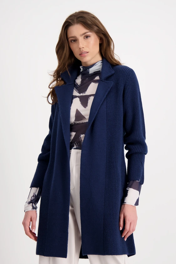 Monari gebreid vest 807475