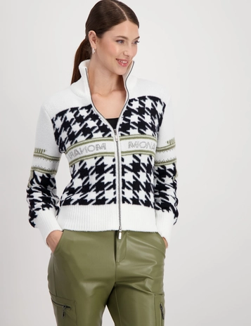 Monari gebreid vest 807798