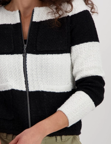 Monari gebreid vest 807804