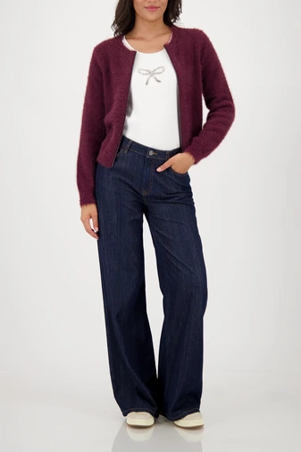 Monari gebreid vest 808921