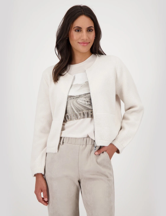 Monari gebreid vest 808970