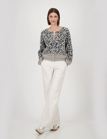 Monari gebreid vest 808993