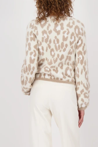 Monari gebreid vest 809017
