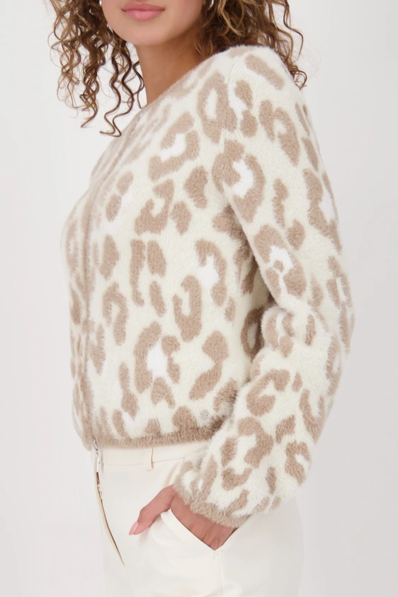 Monari gebreid vest 809017