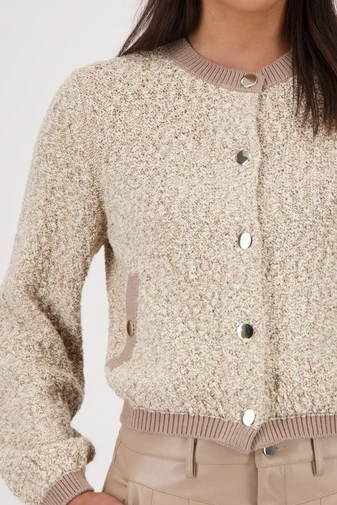 Monari gebreid vest 809083