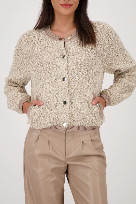 Monari gebreid vest 809083