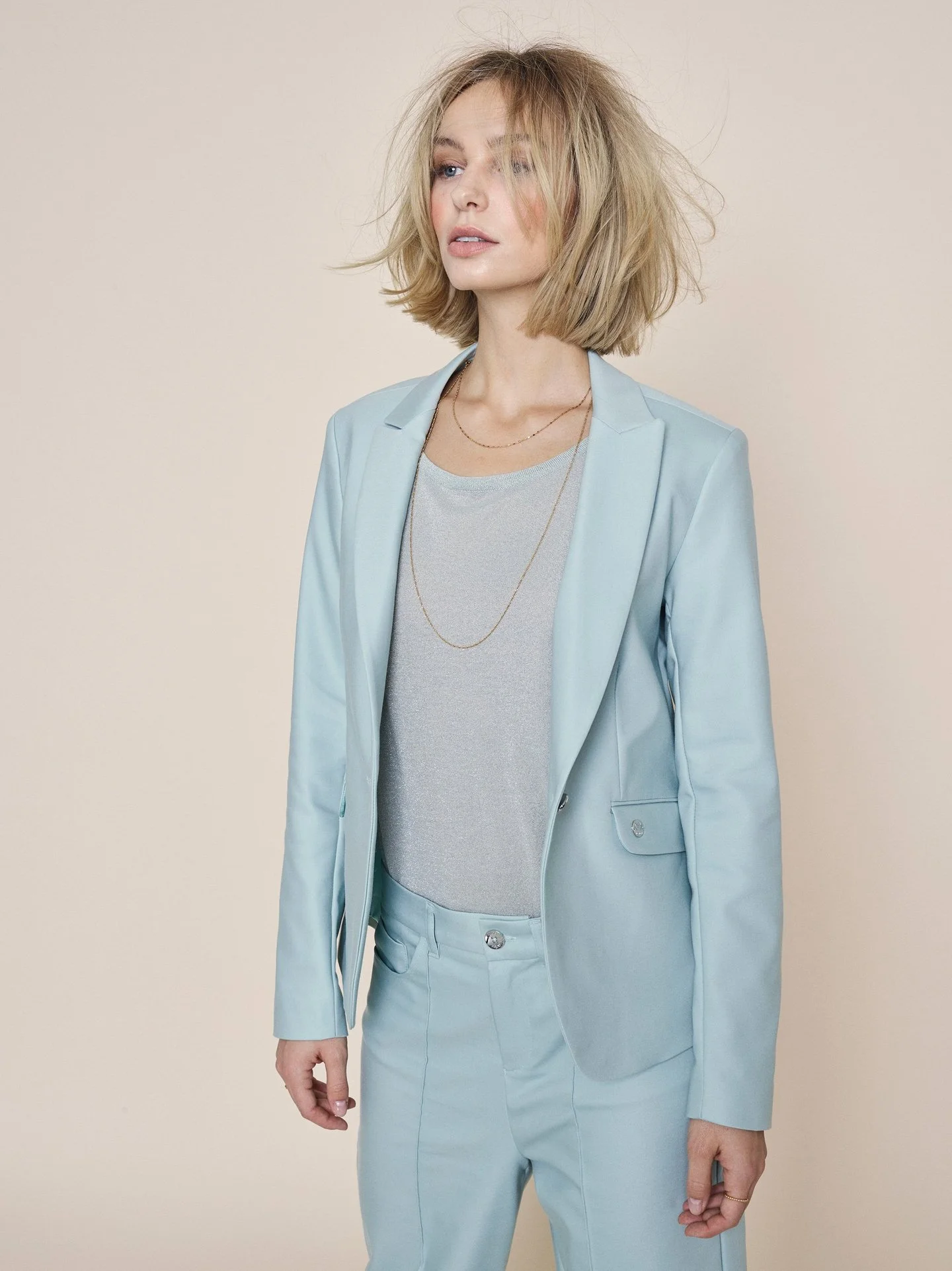 mintgroen blazer