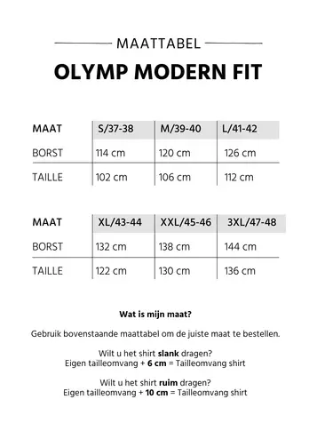 OLYMP business overhemd Modern Fit 120054