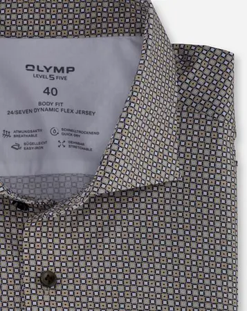 OLYMP jersey overhemd Body fit 219654