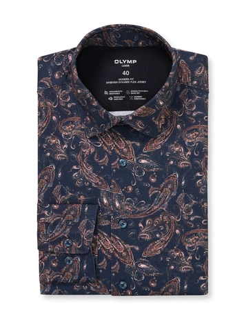 OLYMP jersey overhemd Modern Fit 132284