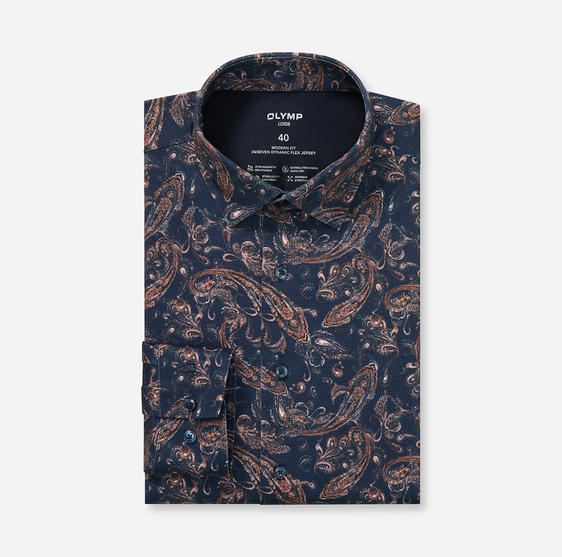 OLYMP jersey overhemd Modern Fit 132284