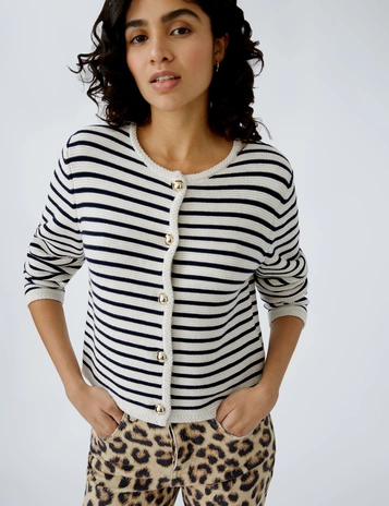 Oui gebreid vest 0091966