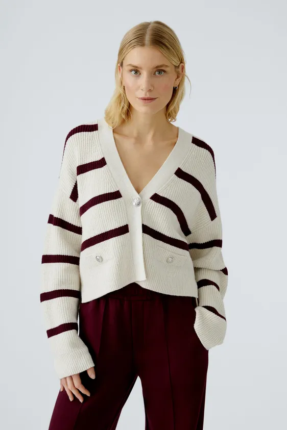 Oui gebreid vest 0094129