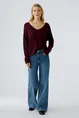 Oui v-hals trui 0093708