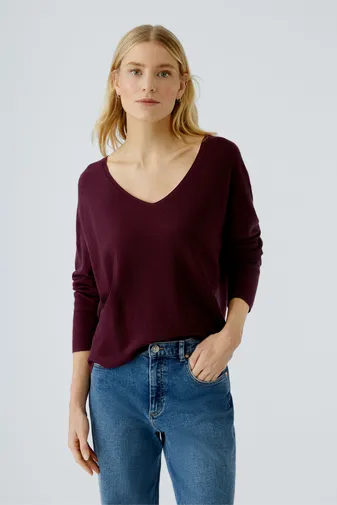 Oui v-hals trui 0093708