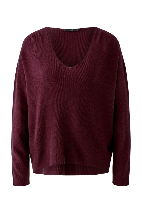 Oui v-hals trui 0093708