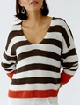 Oui v-hals trui 0096491