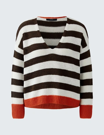Oui v-hals trui 0096491