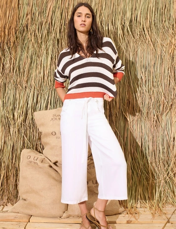 Oui v-hals trui 0096491