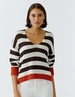 Oui v-hals trui 0096491
