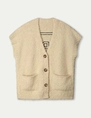 Pom gebreid vest SP9266
