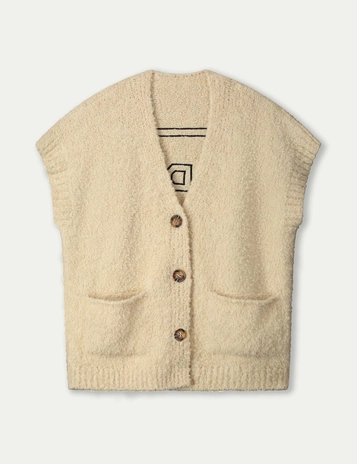 Pom gebreid vest SP9266