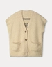 Pom gebreid vest SP9266
