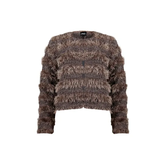 Poools gebreid vest 533110