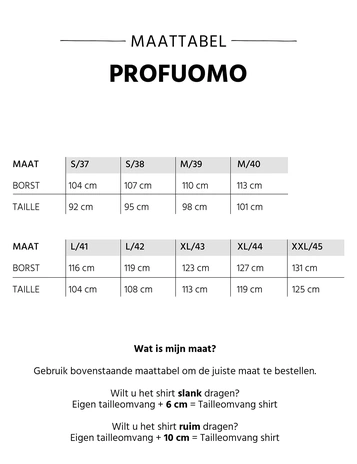Profuomo business overhemd Slim Fit PP0H0A027