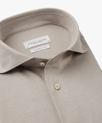Profuomo jersey overhemd Slim Fit PP2H00008B
