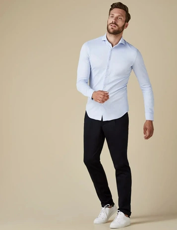 Profuomo jersey overhemd Slim Fit PP2HC10009