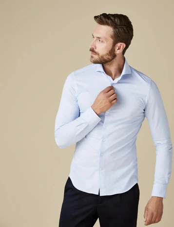 Profuomo jersey overhemd Slim Fit PP2HC10009