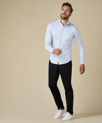 Profuomo jersey overhemd Slim Fit PP2HC10009