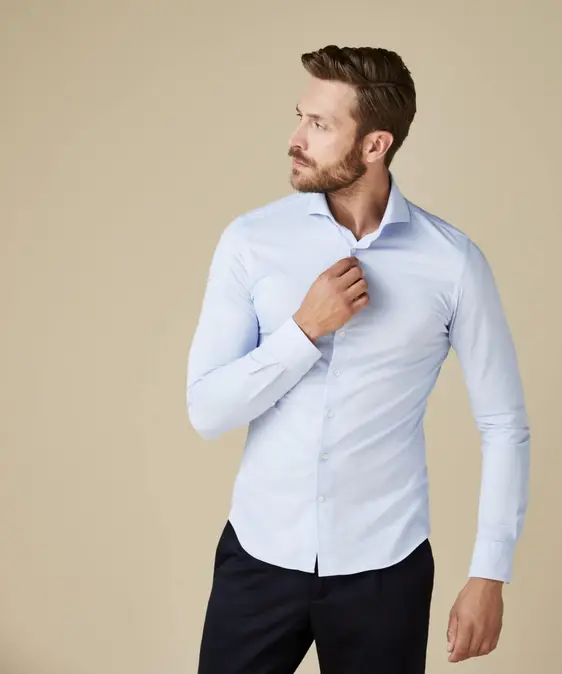 Profuomo jersey overhemd Slim Fit PP2HC10009