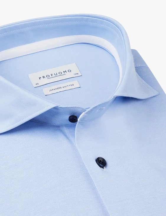Profuomo jersey overhemd Slim Fit PPVH10052B