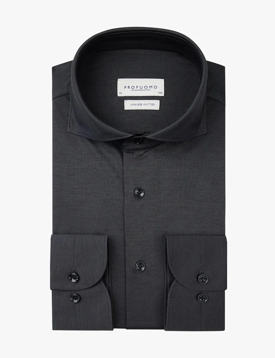 Profuomo jersey overhemd Slim Fit PPVH30044F