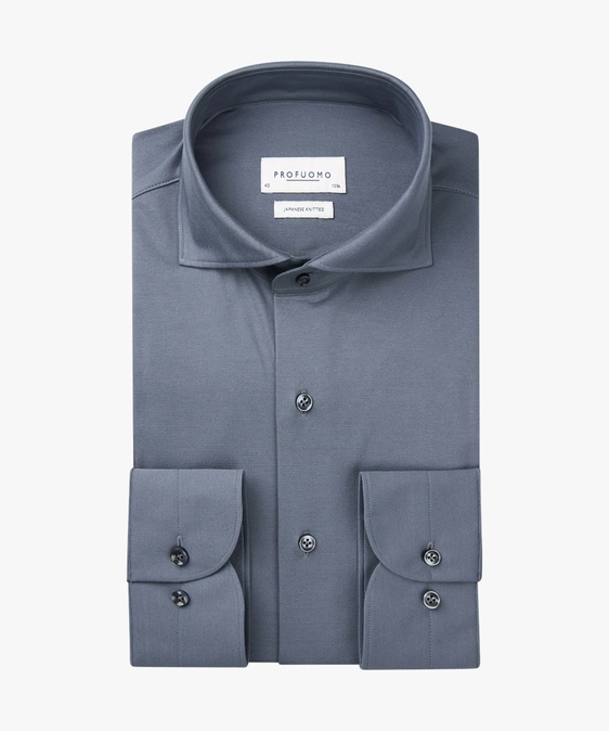 Profuomo jersey overhemd Slim Fit PPWH10001D
