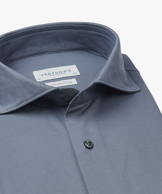 Profuomo jersey overhemd Slim Fit PPWH10001D