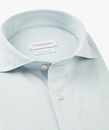 Profuomo jersey overhemd Slim Fit PPWH10002D