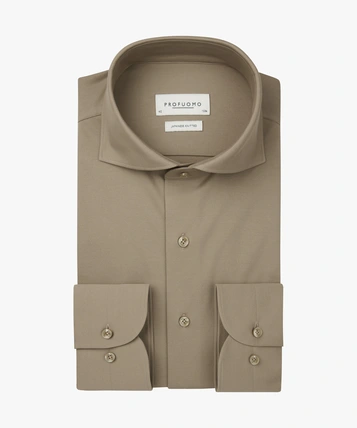 Profuomo jersey overhemd Slim Fit PPWH30026D