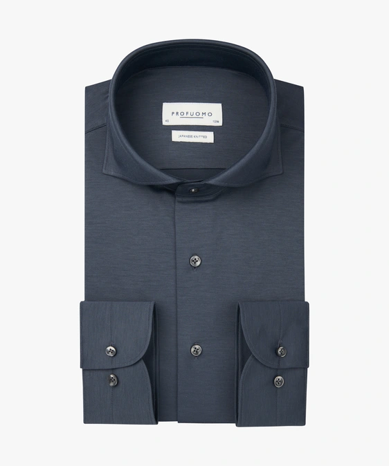 Profuomo jersey overhemd Slim Fit PPWH30026I