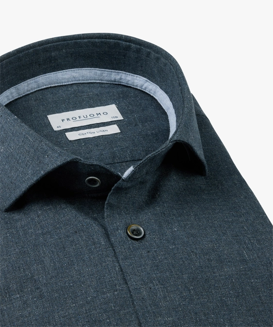 Profuomo linnen overhemd PPWH10012E