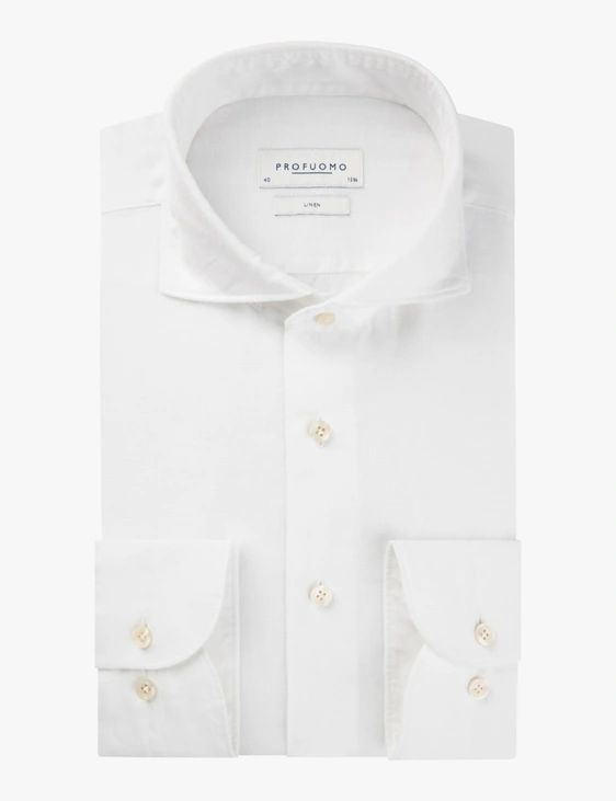 Profuomo linnen overhemd Slim Fit PPVH10020A