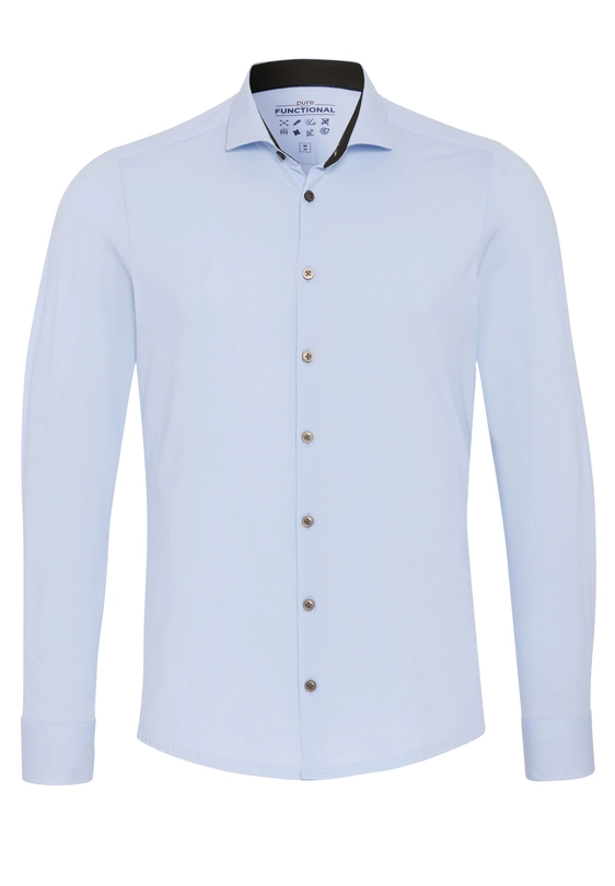 Pure jersey overhemd Slim Fit D91302-21177
